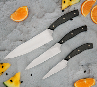 Набор Кухонных ножей из порошковой стали Elmax купить на сайте koval-knife.shop