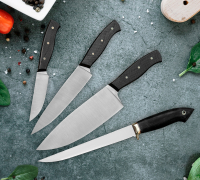 Набор Кухонных ножей из порошковой стали Elmax купить на сайте koval-knife.shop